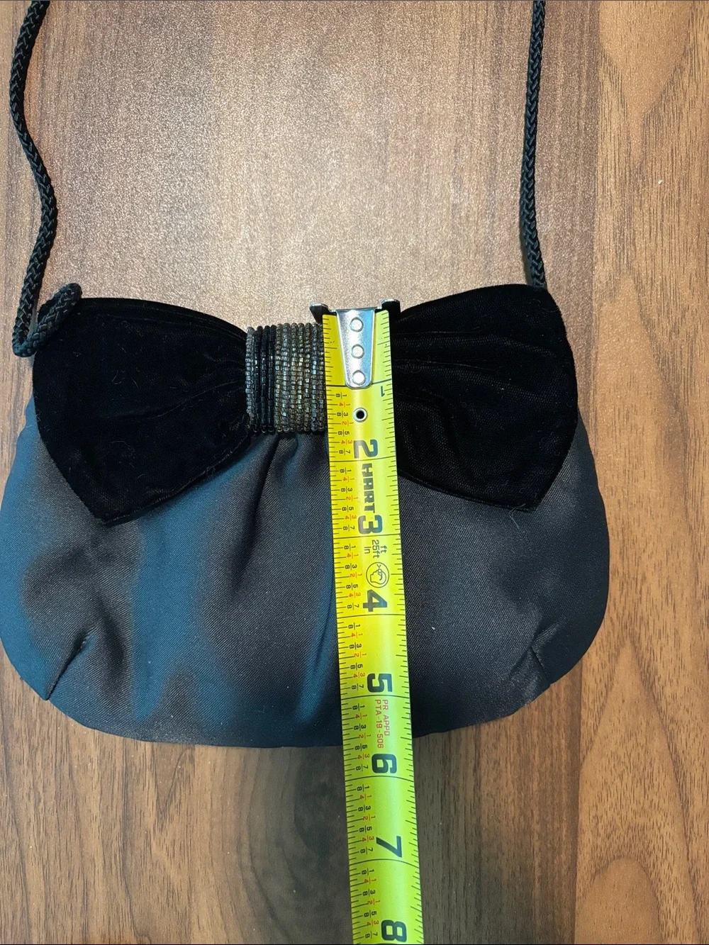 Vintage Avon Black Bow Bag